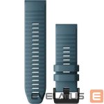 Strap Garmin  Fenix 6X 26mm QuickFit Watch Band, Lakeside Blue Silicone 