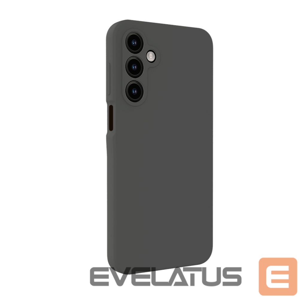Back panel cover Evelatus Samsung Galaxy A16 Premium Magnetic Soft Touch Silicone Case Dark Grey