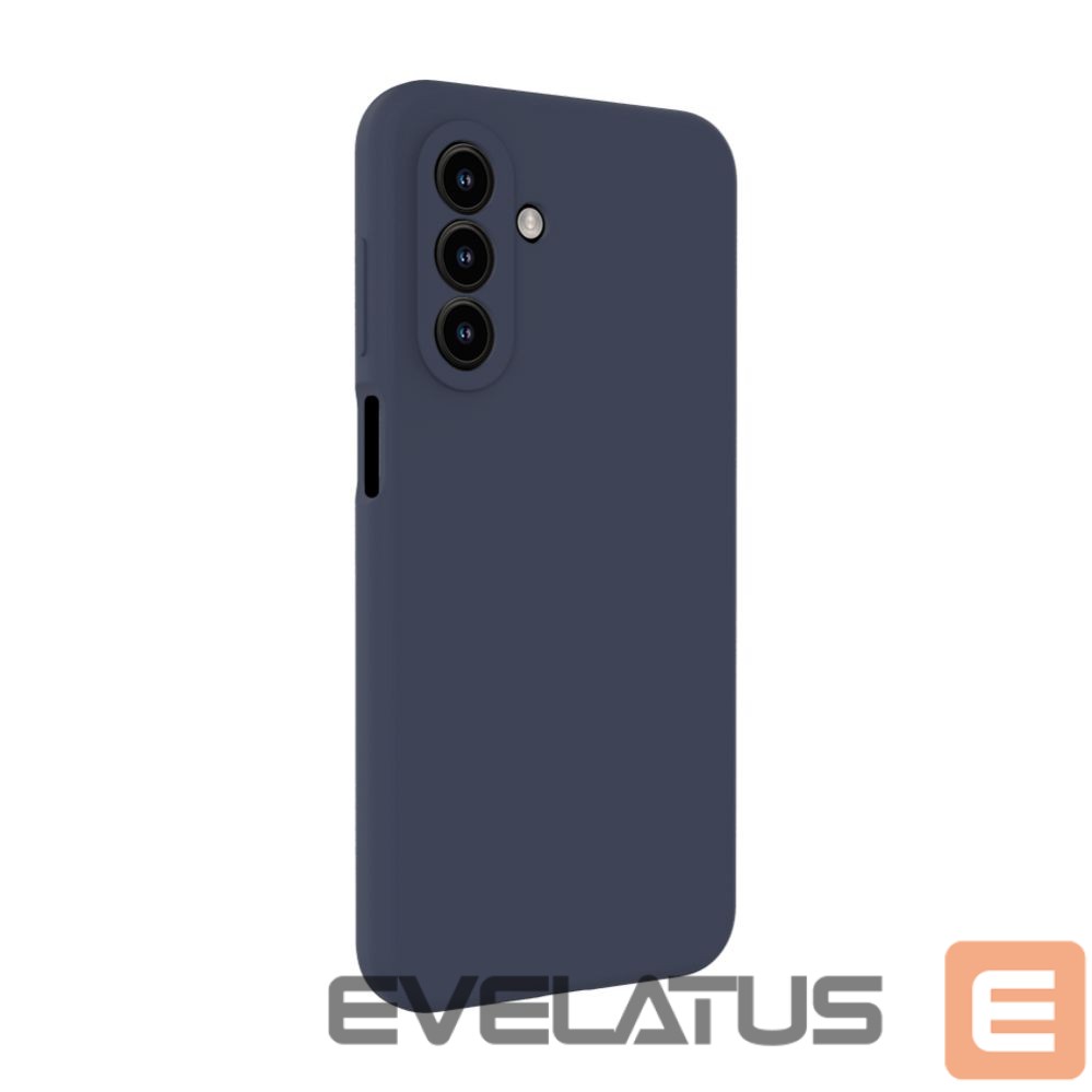 Back panel cover Evelatus Samsung Galaxy A17 Premium Magnetic Soft Touch Silicone Case Dark Blue