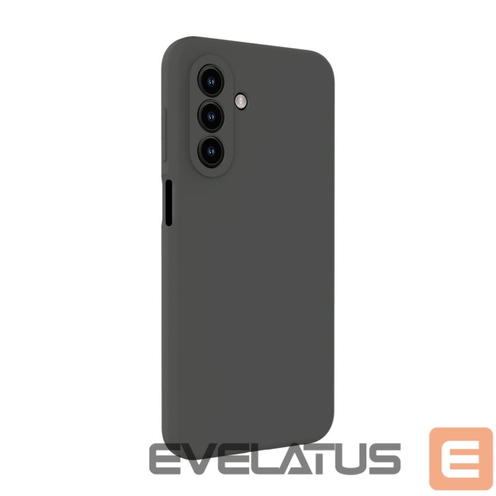 Back panel cover Evelatus Samsung Galaxy A17 Premium Magnetic Soft Touch Silicone Case Dark Grey
