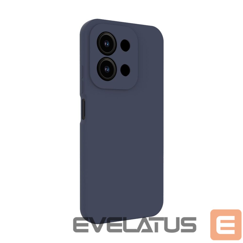 Back panel cover Evelatus Xiaomi Redmi 15C 4G/5G Premium Magnetic Soft Touch Silicone Case Dark Blue