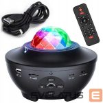 LED Spotlight iLike  LED star projector with 21 effect Black