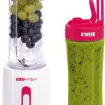 Shredders Noveen  Blender 300W Ice Crushing Blades 2x600ml Bottles Non-Drip BPA-Free Amerant 