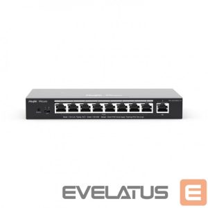 surveillance accessories Ruijie  Networks RG-ES209GC-P tīkla pārslēgs Vadīts Gigabit Ethernet (10/100/1000) Power over Ethernet (PoE) Black