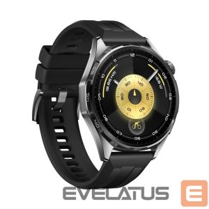 Smart watches Huawei  Watch GT6 46mm Stainless Steel Case with Black Fluoroelastomer Strap Black