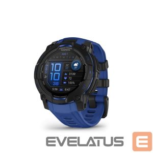 Smart watches Garmin  Instinct 3 – 45 mm, Supernova Edition, AMOLED, Bolt blue / Black sports watch