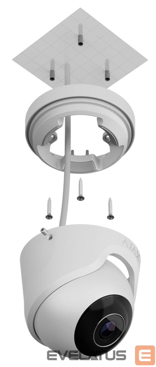 Smart device AJAX TurretCam (5 Mp/4 mm) White
