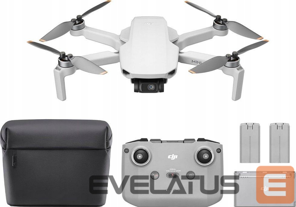 Drone DJI Drone Mini 4K Fly More Combo||Weight 1390 g|Max distance 15700 m|Max speed 16 m/s|Foldable Yes|Grey|Quadcopter|CP.MA.00000797