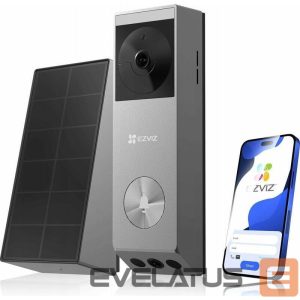 Videophones EZVIZ  EP3x Pro Silver Security Camera IP65 32GB (3MP+2MP) 