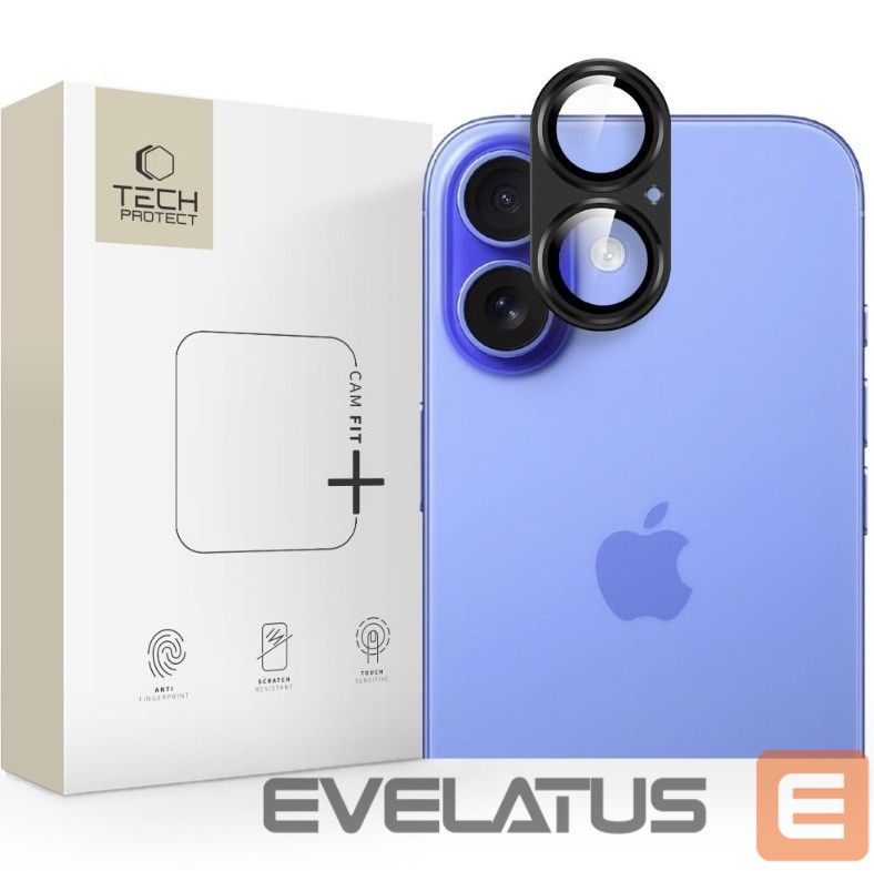 Protective glass Tech-Protect Apple IPHONE 17 APARATU TECH-PROTECT CAMFULL FIT+ Black