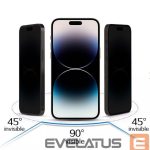 Protective glass iLike Apple IPHONE 17 PRO Tempered Privacy Glass Black