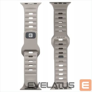 Strap Evelatus  Evelatus Watch 38/40/41 Sport Silicone Loop Light bluish Gray