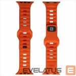 Strap Evelatus  Evelatus Watch 42/44/45 Sport Silicone Loop Orange