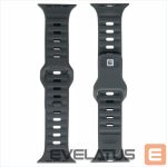 Strap Evelatus  Evelatus Watch 42/44/45 Sport Silicone Loop Anthracite Gray