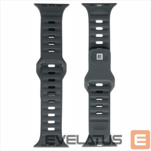 Strap Evelatus  Evelatus Watch 42/44/45 Sport Silicone Loop Anthracite Gray