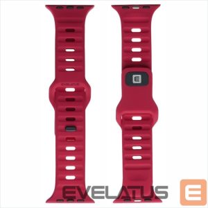 Strap Evelatus  Evelatus Watch 38/40/41 Sport Silicone Loop Dark Red