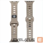 Strap Evelatus  Evelatus Watch 42/44/45 Sport Silicone Loop Beige Grey