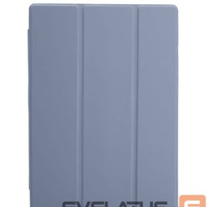 Book case Connect  Galaxy Tab A9 Tablet case with imitate microfiber inside Lavender Gray
