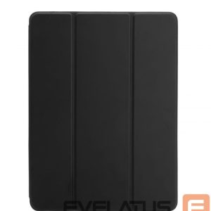 Book case Connect  Galaxy Tab S9 FE Tablet case with imitate microfiber inside Black