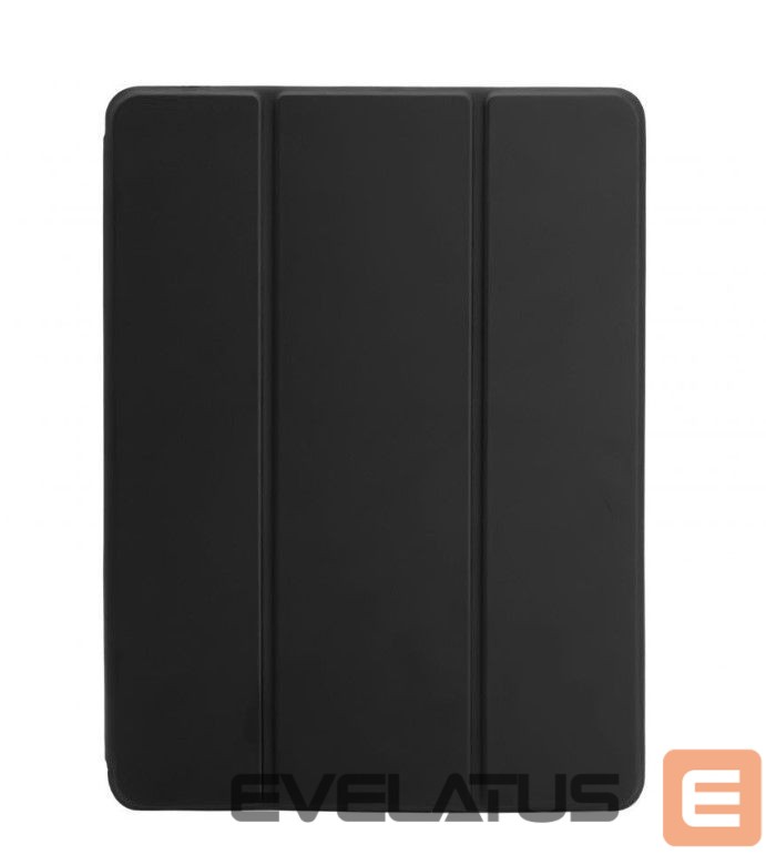 Book case Connect Galaxy Tab S9 Tablet case with imitate microfiber inside Black