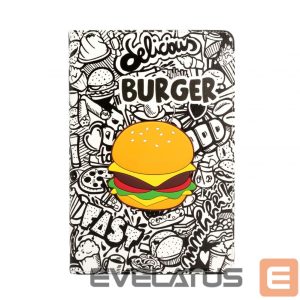 Book case iLike Samsung Galaxy Tab A8 10.5 (2021) Tablet Case Design SM-X200/SM-X205 Burger 