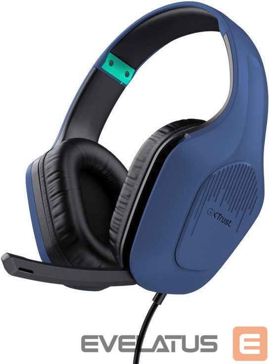 Wired headphones Trust HEADSET GXT415B ZIROX/BLUE 24991