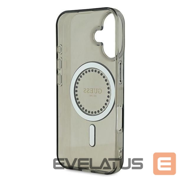 Other Phone Accessory Guess Guess IML Rhinestones MagSafe iPhone 16 Case - Black