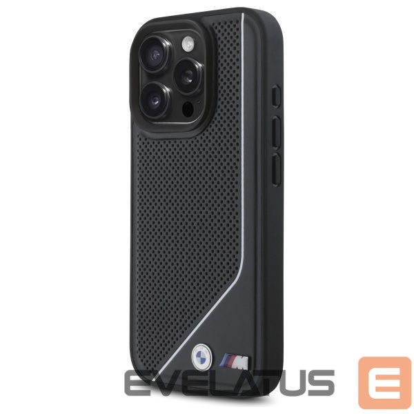 Other Phone Accessory BMW BMW M Perforated Twisted Line MagSafe case for iPhone 16 Pro - black