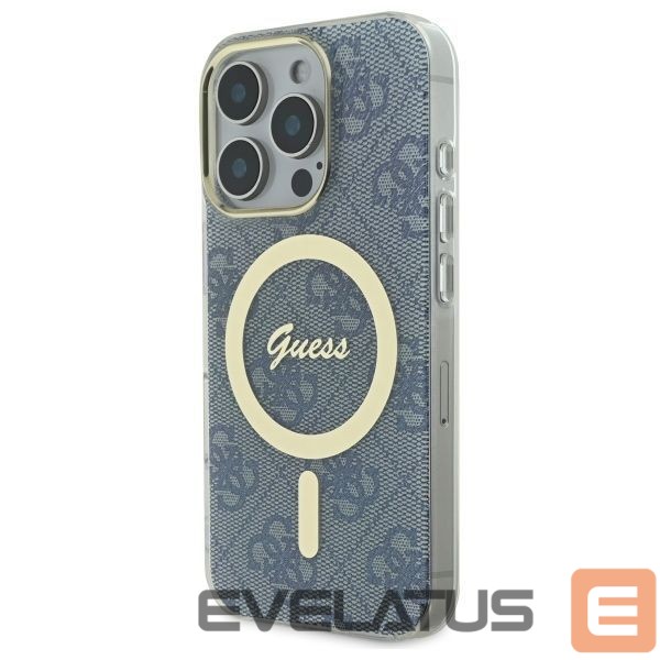 Other Phone Accessory Guess Guess IML 4G MagSafe iPhone 16 Pro Case - Blue