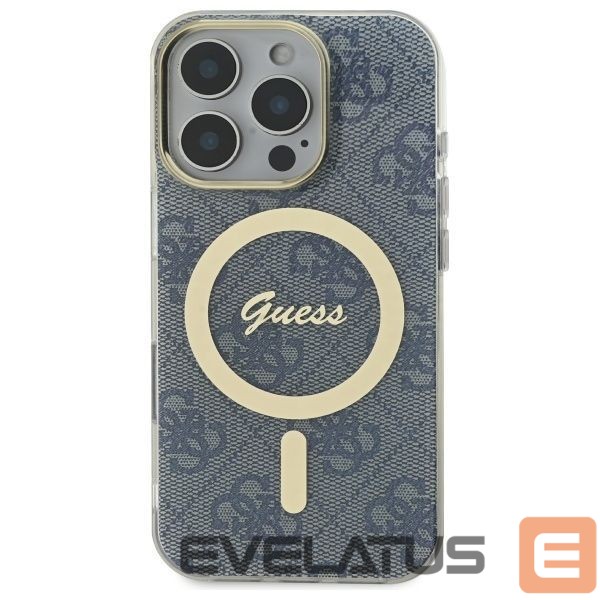 Other Phone Accessory Guess Guess IML 4G MagSafe iPhone 16 Pro Case - Blue