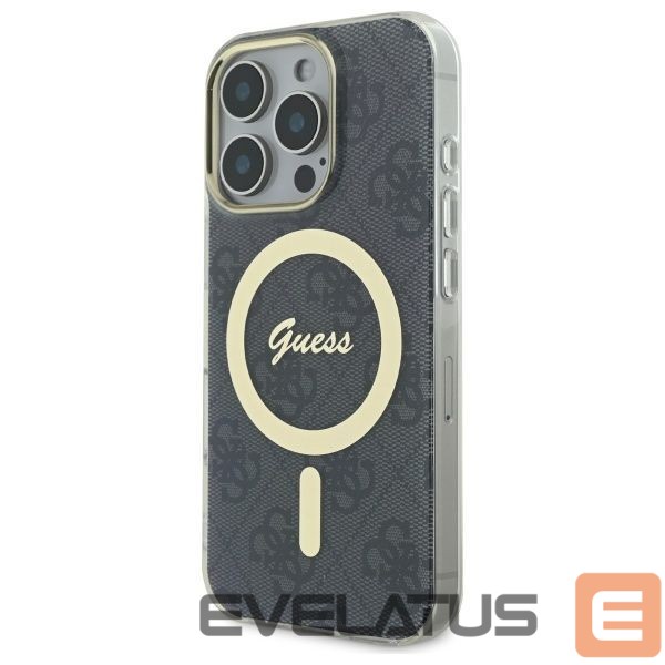Other Phone Accessory Guess Guess IML 4G MagSafe iPhone 16 Pro Case - Black