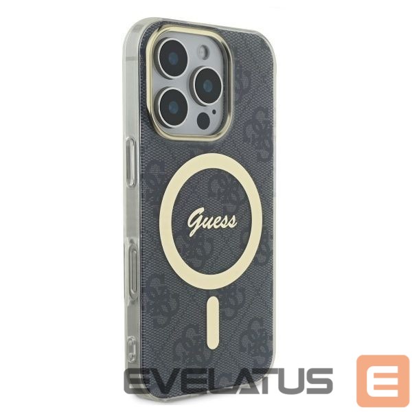 Other Phone Accessory Guess Guess IML 4G MagSafe iPhone 16 Pro Case - Black