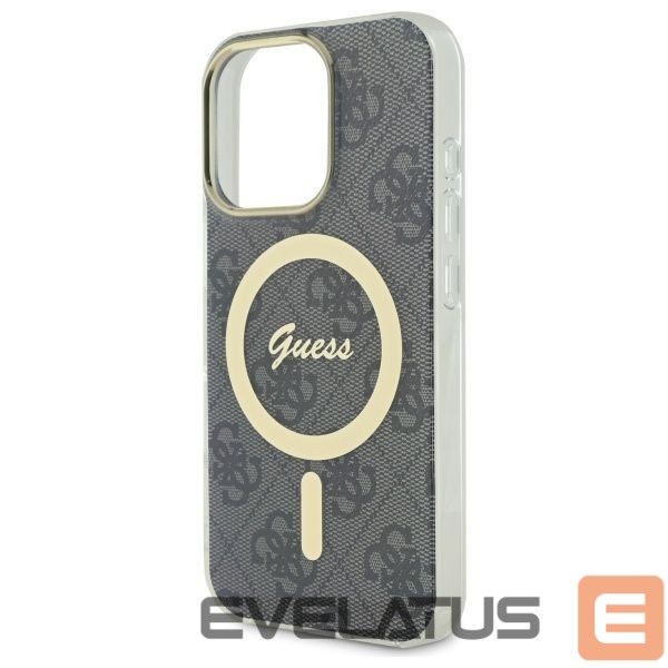 Other Phone Accessory Guess Guess IML 4G MagSafe iPhone 16 Pro Case - Black