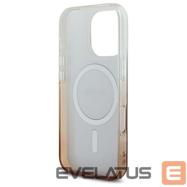 Other Phone Accessory Guess Guess IML Glitter Gradient MagSafe iPhone 16 Pro Case - Brown