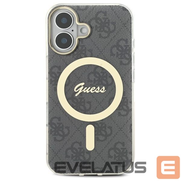 Other Phone Accessory Guess Guess IML 4G MagSafe iPhone 16 Case - Black