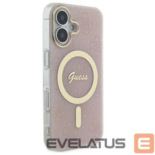 Other Phone Accessory Guess Guess IML 4G MagSafe iPhone 16 Case - Pink