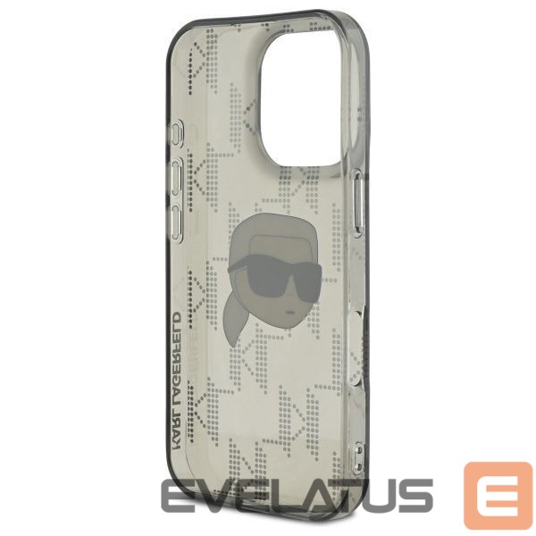 Other Phone Accessory Karl Lagerfeld Karl Lagerfeld IML Karl Head Electroplated iPhone 16 Pro Case - Black
