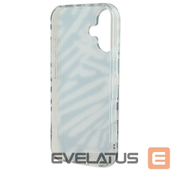 Other Phone Accessory Karl Lagerfeld Karl Lagerfeld IML Zebra Pattern & Cord iPhone 16 Case - Black