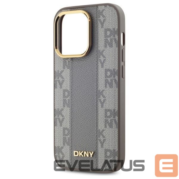 Other Phone Accessory DKNY DKNY Leather Checkered Mono Pattern MagSafe iPhone 14 Pro Case - Beige