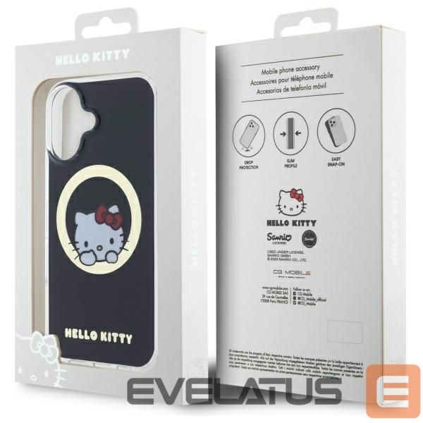 Other Phone Accessory Hello Kitty Hello Kitty IML Sweet Kitty Magsafe iPhone 16 Case - Black