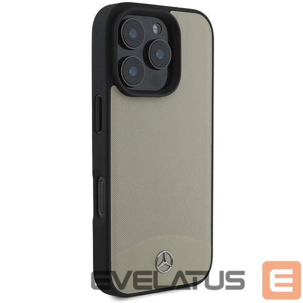 Other Phone Accessory Mercedes-Benz Mercedes MB Textured and Plain Leather MagSafe case for iPhone 16 Pro Max - beige