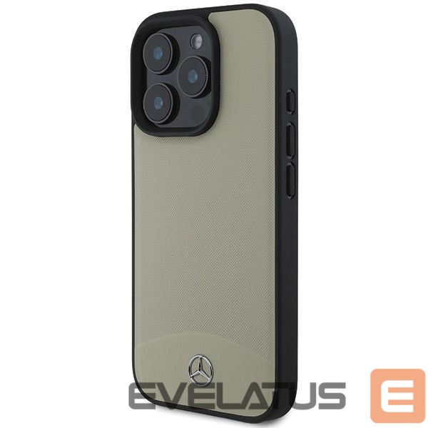 Other Phone Accessory Mercedes-Benz Mercedes MB Textured and Plain Leather MagSafe case for iPhone 16 Pro Max - beige