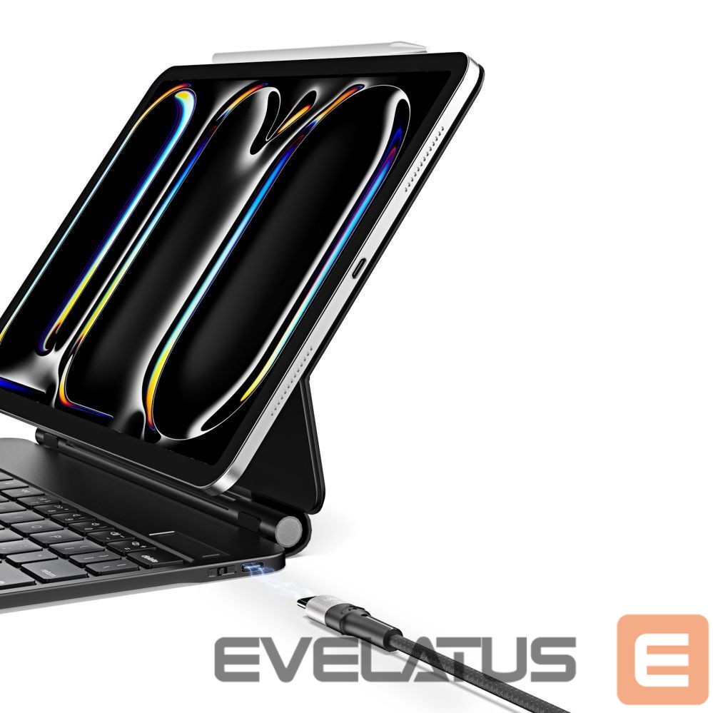 Back panel cover Dux Ducis Dux Ducis Keyboard (MK Series) Case with Bluetooth Keyboard for iPad Pro 11" 2024 - Black