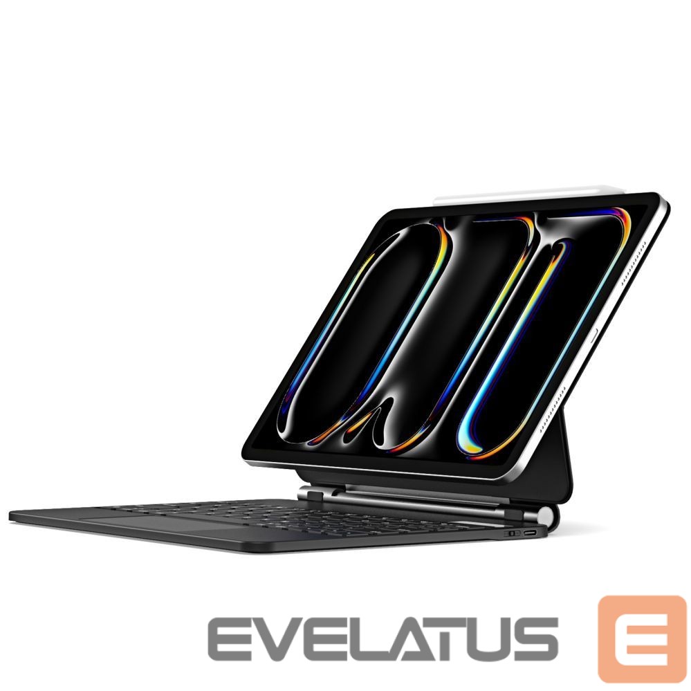 Back panel cover Dux Ducis Dux Ducis Keyboard (MK Series) Case with Bluetooth Keyboard for iPad Pro 11" 2024 - Black