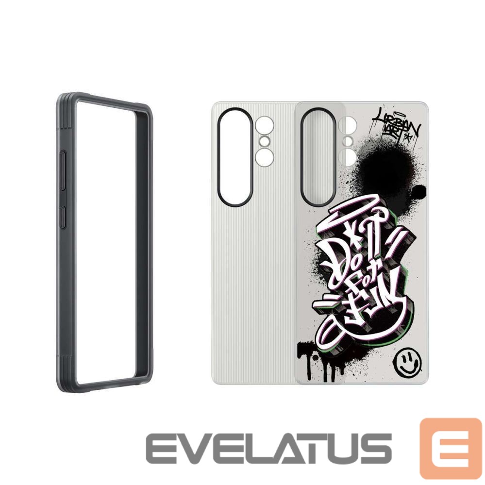 Back panel cover Samsung Samsung Flipsuit Case Rugged EF-JS938CBEGWW for Samsung Galaxy S25 Ultra - Black