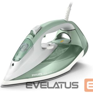 Iron Philips  DST7012/70 HV | Steam Iron | 2600 W | Water tank capacity 300 ml | Continuous steam 45 g/min | Steam boost performance 220 g/min | Desert Green/Gray 