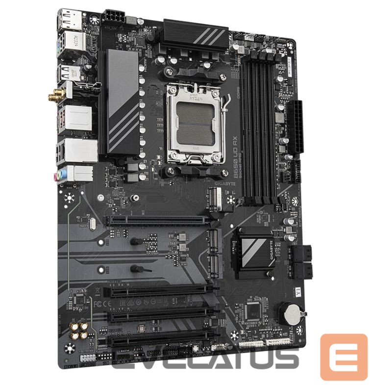 Motherboard for Intel processors Gigabyte B650 UD AX | Processor family AMD Ryzen | Processor socket AM5 | DDR5 | Number of SATA connectors 4