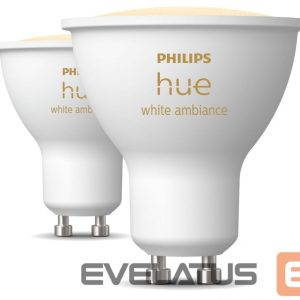 Smart device Philips  LIGHT BULB GU10 HUE WHITE/2PACK 929003666702 
