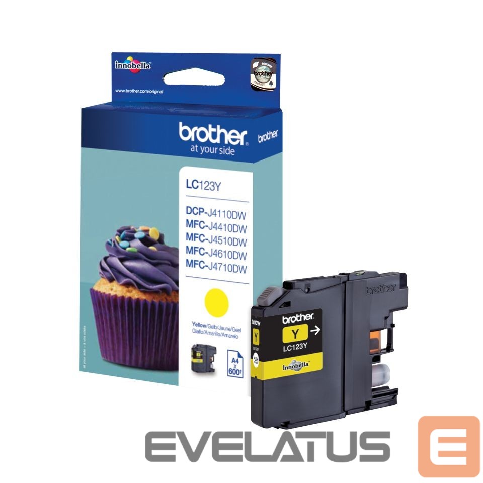 Printer accessories Brother LC123Y | Ink Cartridge | Yellow