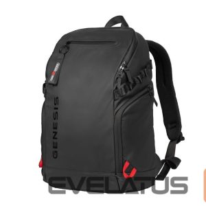 Laptop Bag Genesis  Pallad 420 | Fits up to size 15.6 " | Laptop Backpack | Black | Waterproof 